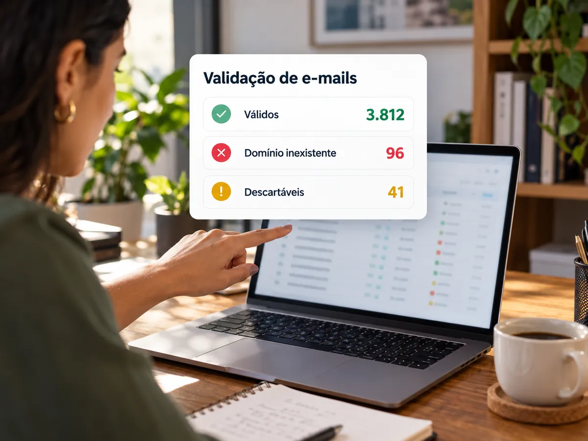 Validação tirando endereços inválidos e descartáveis